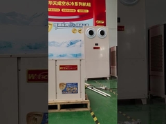 Bomba de calor de refrigeração por evaporação de tipo conduto de tecto para armazém de supermercado