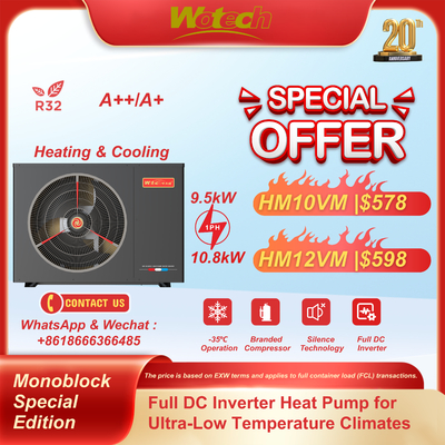 comprar Inversor de temperatura ultra baixa R32 Monobloco Edição Especial de Bomba de Calor para aquecimento por piso Fabricação em linha