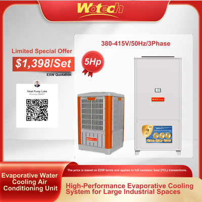 comprar Oferta especial para aquecimento por evaporação de água de resfriamento de sistemas de ar-condicionado de alta descarga canalizado interior com plástico exterior Fabricação em linha