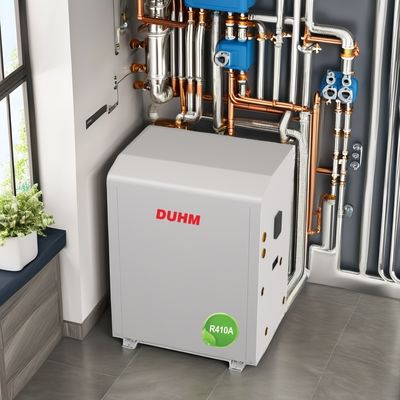 Casa de metal 39,5kW R410A bomba de calor de origem terrestre e de água para aquecimento sustentável