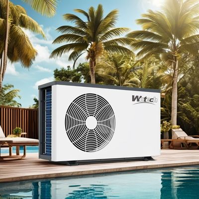 Inglês Língua de Operação 31kw DC Inverter fonte de ar bomba de calor Para aquecimento de água spa