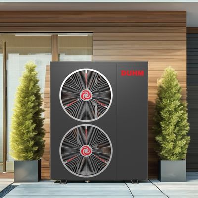Solução instantânea de água quente 25kw inversor bomba de calor ar a água com design de economia de espaço