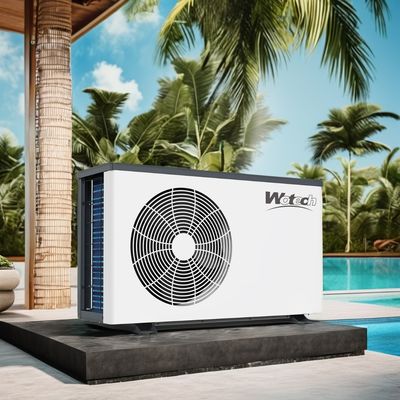 Taxa de fluxo de água m3/h 8-10 Bomba de calor de piscina de metal 21KW para desempenho poderoso