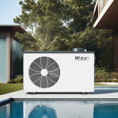 Bomba de calor de inversor de aquecimento de piscina com molde privado e impressão de tela de seda