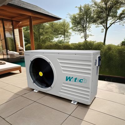 9m3/h Taxa de fluxo de água Wotech 220V 21 KW R32 Bomba de calor de piscina Inglês Língua de funcionamento