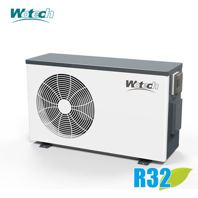 Bomba de calor de piscina R32 de 10 kW com alta taxa de fluxo de água e tecnologia de inversor de corrente contínua