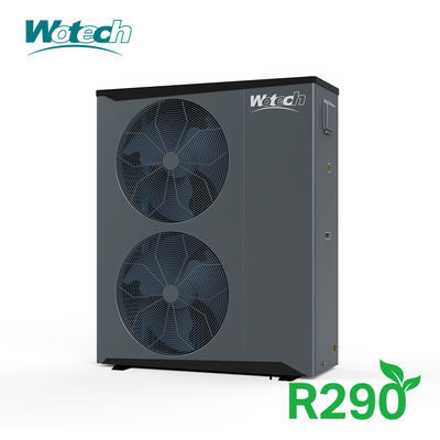 20KW R290 bomba de calor monobloco Wotech com durabilidade melhorada e compressor de inversor de corrente contínua