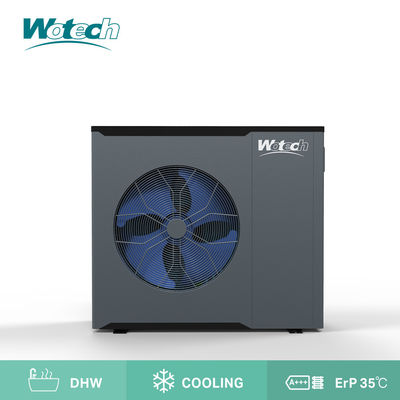 R32 Bomba de calor de fonte de ar para aquecimento, resfriamento e aquecimento térmico de aço galvanizado 14kw monobloco