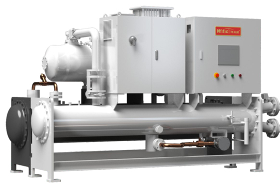 Unidades de refrigeração a parafusos de inversor de baixa temperatura de alto desempenho e economia de energia para a indústria